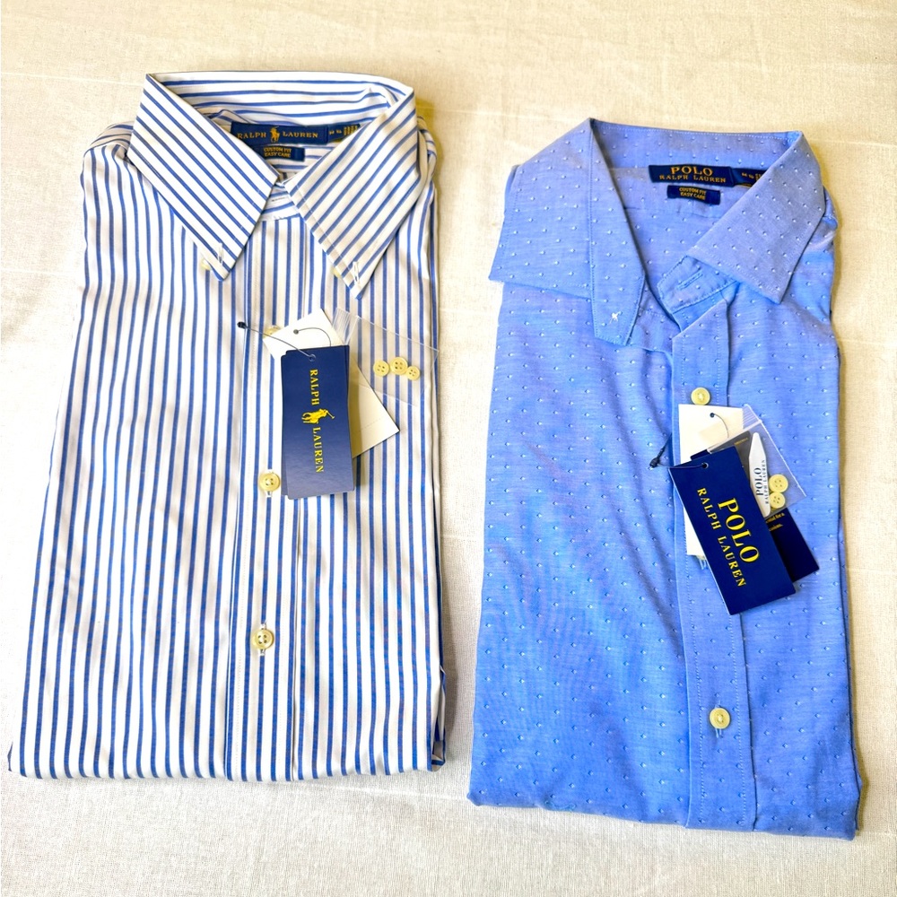 NWT Ralph Lauren custom fit easy care  size Medium 16